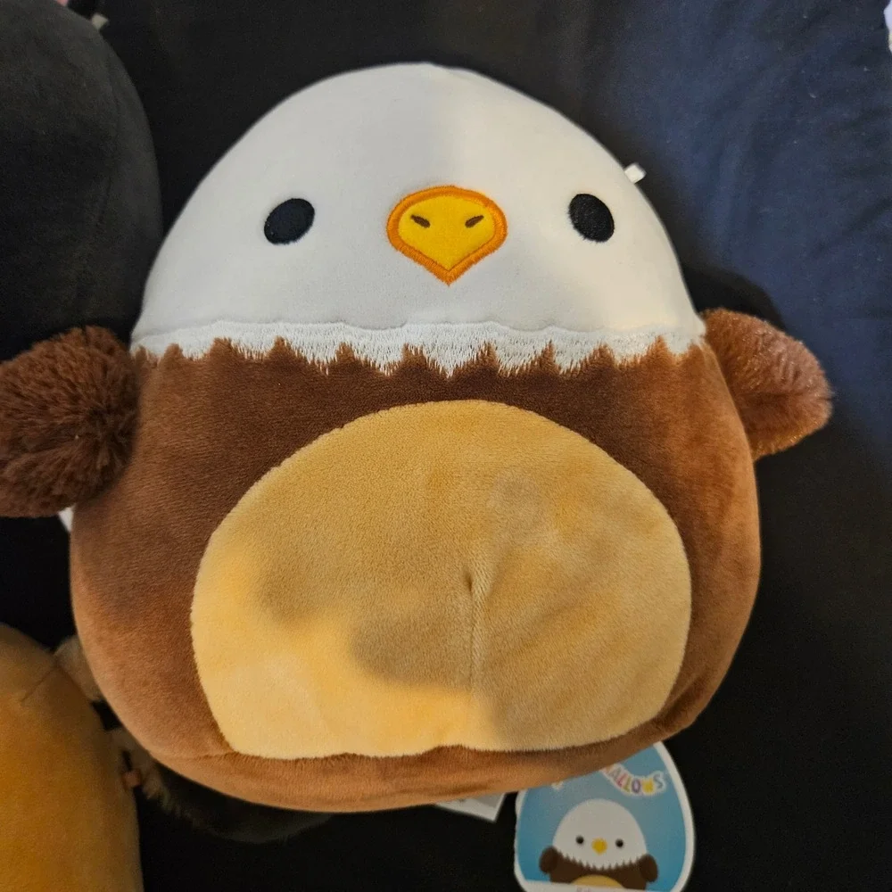 Squishmallows 8 Inch Plush Bundle Edward Luther Chuy Bobzi Set of 4 with Tags